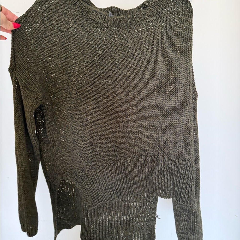 RDI Dark Olive Women's Crew Neck Sweater